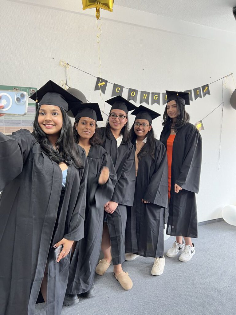 The graduation of students IISC in Germany